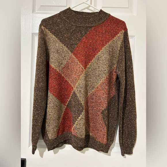 Vintage Alfred dunner XL Cosby mockneck sweater - Picture 1 of 3